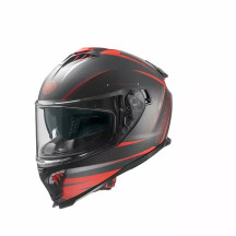 Casco Typhoon FR — Integral, 2XL, Negro mate